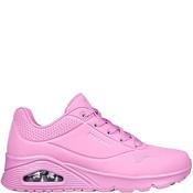 Skechers Womens Uno Lace Trainer - Pink - Uk 3