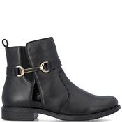 Rieker Womens Leather Ankle Boot - Black - 38
