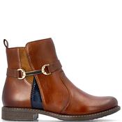 Rieker Womens Leather Ankle Boot - Brown - 37