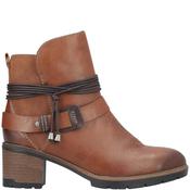 Rieker Womens Fur Lined Zip Ankle Boot - Brown - 43 image