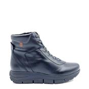 Valerias Women Wedge Zip Lace Ankle Boot - Black - 41 image