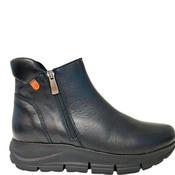 Valerias Womens Wedge Zip Ankle Boot - Black - 41 image