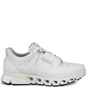 Ecco Womens Goretex Lace Trainer - White Leather - 40 image