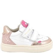 Primigi Girls Twin Strap Trainer - White Gold - Eu24/K7 image