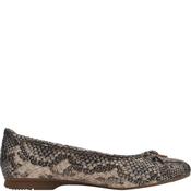 Jana Womens Flat Bow Pomp - Taupe Snake - 41 image