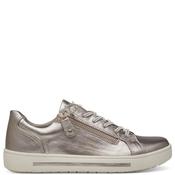 Jana Womens Zip Lace Trainer - Champagne - 38 image