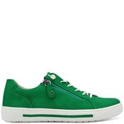 Jana Womens Zip Lace Trainer - Green - 37 image
