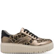 Jana Womens Wedge Lace Trainer - Leopard - 39