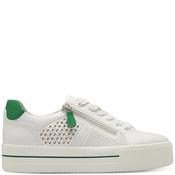 Jana Womens Zip Lace Trainer - White - 37 image