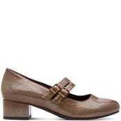 Jana Womens Strap Low Heel - Taupe - 37 image