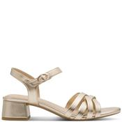 Jana Womens Low Heel Strap Sandal - Gold - 38