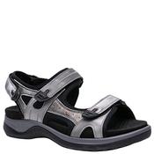 G Comfort Womens Velcro Strap Sandal - Grey Green - 37