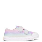 Pablosky Girls Velcro Strap Shoe - White Glitter - Eu23/K6 image