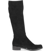 Caprice Womens Stretch Boot - Black Suede - 6.5 image