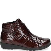 Caprice Womens Strap Ankle Boot - Bordo Croc - 37 image