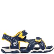 Timberland Kids Ankle Strap Sandal - Navy Yellow - Uk K13 image