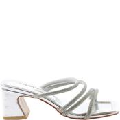 Heavenly Feet Womens Strap Sandal - Silver - 37 image