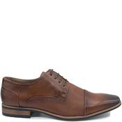 Marcozzi Mens T/Cap Lace Dress Shoe - Cognac - 10 image