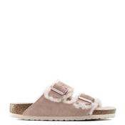 Birkenstock Womens Fur Lined Slipper - Light Rose - 37 image