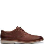 Clarks Mens Lace Casual Shoe - Dark Tan Leather - 12 image