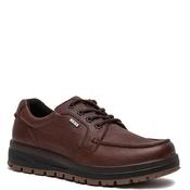 G Comfort Mens Waterproof Lace Shoe - Brown Leather - 44 image