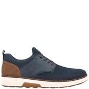 Rieker Mens Wide Fit Lace Casual Shoe - Navy - 41 image