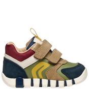 Geox Boys Strap Trainer - Navy Pistachio - Eu20/K3.5