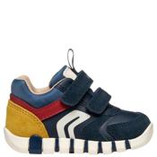 Geox Boys Strap Trainer - Navy Red image