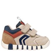 Geox Boys Strap Trainer - Taupe - 22