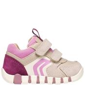 Geox Girls Iupidoo Strap Shoe - Beige - 22