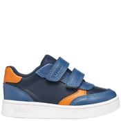 Geox Boys Strap Trainer - Navy Orange - 25 image