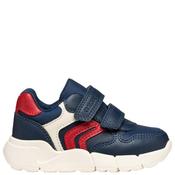 Geox Boys Strap Trainer - Navy Red - Eu22/K5.5