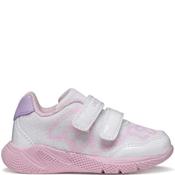 Geox Girls Twin Strap Trainer - White Lilac - Eu22/K5.5 image