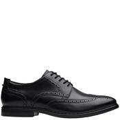 Clarks  Mens  Shoe - Black Leather - Uk12 image