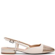 Steve Madden Womens Flat Slingback - Cream White - Uk 4