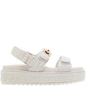 Steve Madden Womens Wedge Strap Sandal - White - 37 image