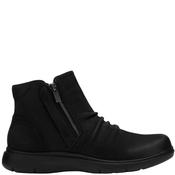 Clarks Womens Zip Ankle Boot - Black Leather - 4 image