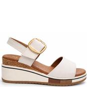 Redz Womens Wedge Strap Sandal - White - 40