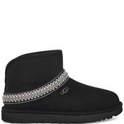 Ugg Womens Classic Mini Crescent - Black - 4 image