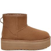 Ugg Womens Platform Ankle Boot - Chestnut - 3