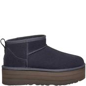 Ugg Womens Ankle Boot - Blue Suede - 3
