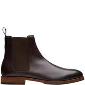 Clarks Mens Chelsea Ankle Boot - Dark Brown Leather - 8 image