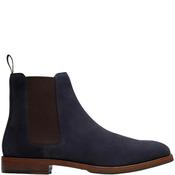 Clarks Mens Chelsea Ankle Boot - Navy Suede - Uk 11