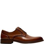 Clarks Mens Lace Leather Derby Shoe - Tan Leather - Uk 8 image