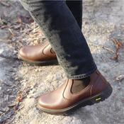 Gri Sport Mens Gusset Slip On Boot - Brown - 42