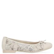 Remonte Womens Bow Flat Pomp - Beige - 38 image