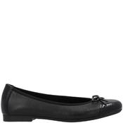 Remonte Womens Bow Flat Pomp - Black - 37 image