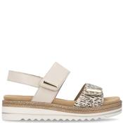 Remonte Womens Wedge Sandal - Beige Multi - 38 image