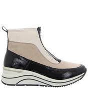 Remonte Womens Wedge Zip Ankle Boot - Beige - 42 image