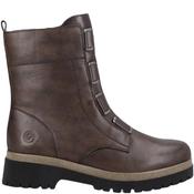 Remonte Womens Zip Ankle Boot - Brown - 41 image